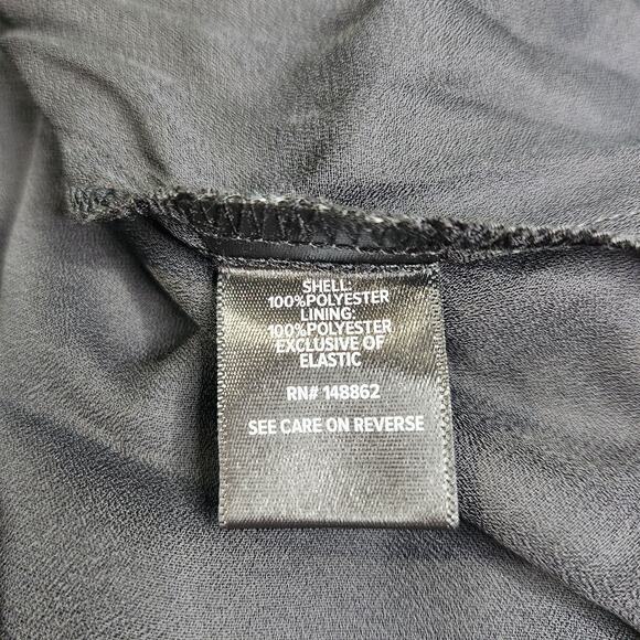 Torrid Peplum Chiffon Clip Floral Puff Sleeve Top 2X - Picture 12 of 12